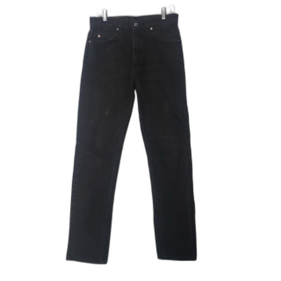 Vintage 90's LEVIS 505 Black Straight Leg Denim Jeans Men Size 32 / 32
